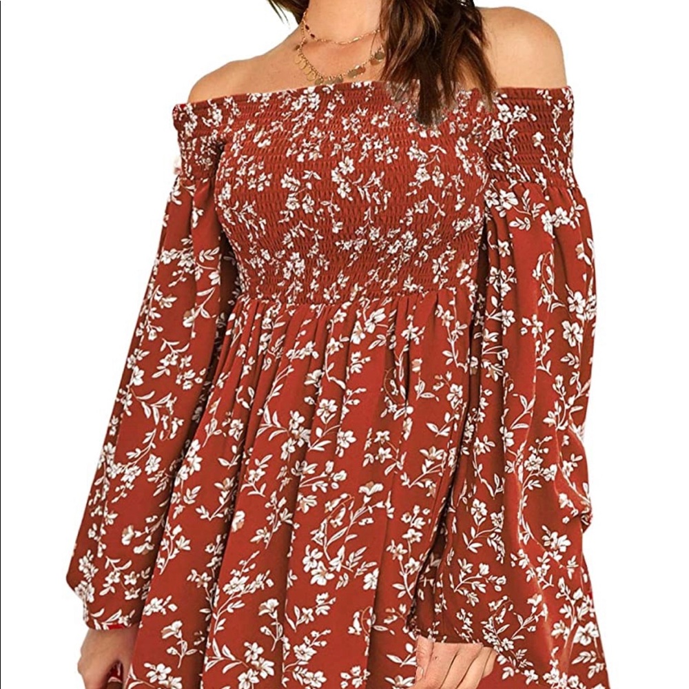 Off the shoulder dress